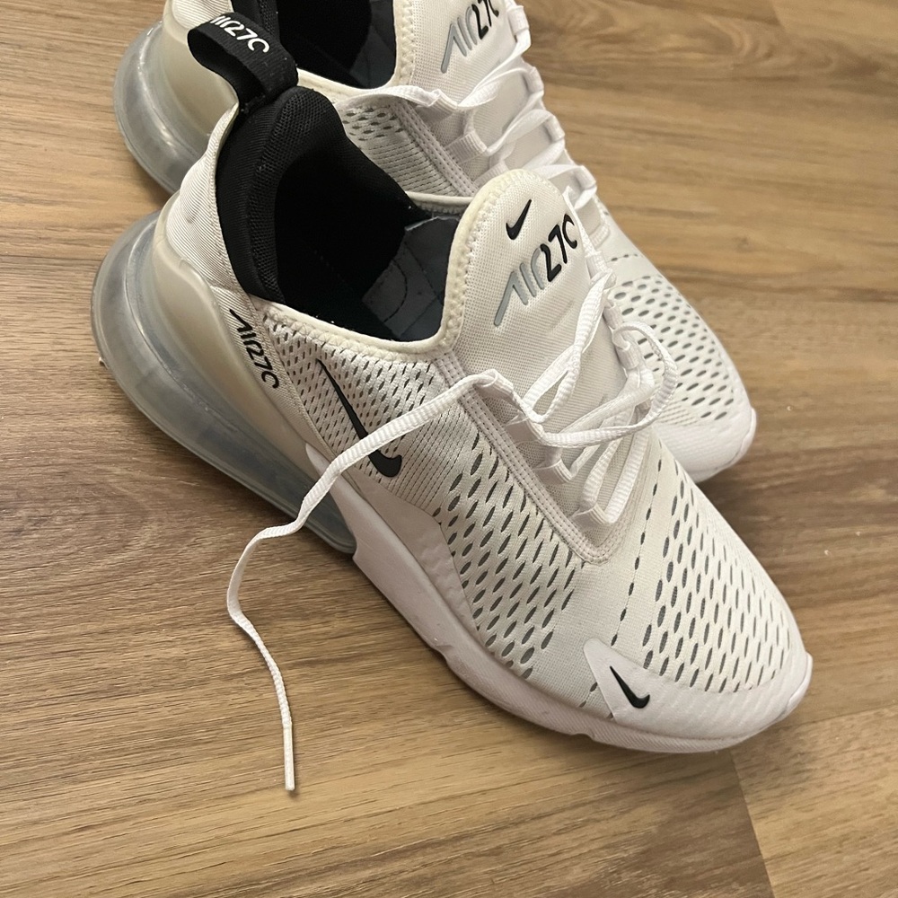 Nike White and Black Athletic Shoes